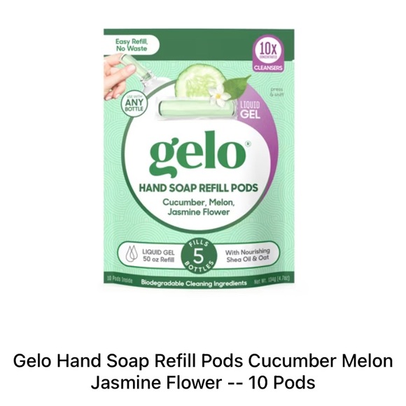 Gelo Other Nwt Lot Of 2 Gelo Hand Soap Refill Pods 2 Pods Total